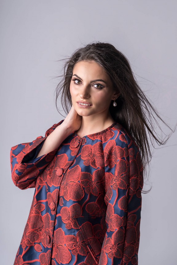 Coralie Brocade Coat